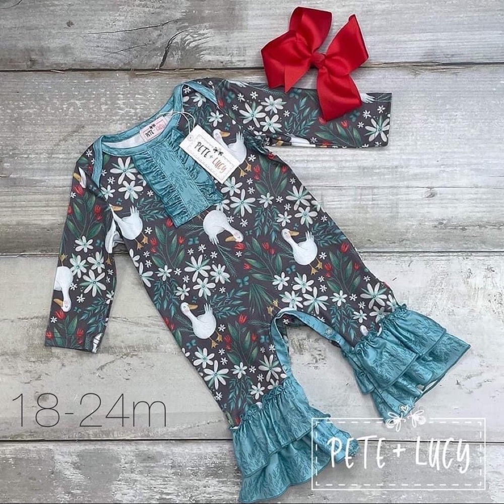 Pete and Lucy Romper